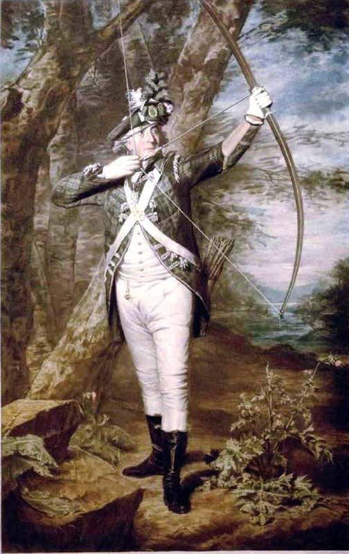 Dr Nathaniel Spens in the uniform of the Royal Company of Archers